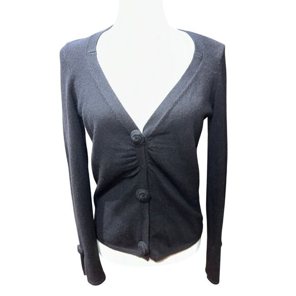 Neiman Marcus Vtg Cashmere Cardigan Button Front Black L
Feminine Old Money - Picture 1 of 14
